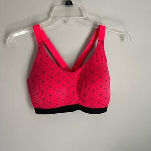 Victorias secret sport Pink Geometric Sports Bra size 34D